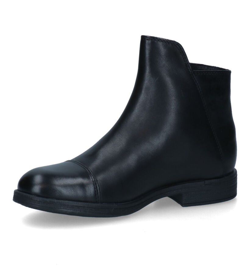 Geox Agata Zwarte Korte Laarzen voor meisjes (317661) - geschikt voor steunzolen