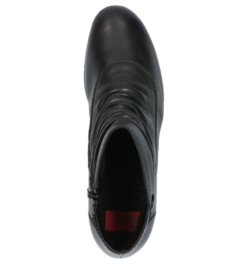 Rieker Bottillons à talons en Noir en cuir (260560)