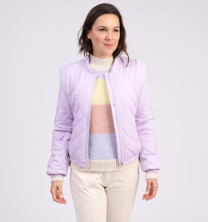 Vila Bomber Jacket en Lila (311672)