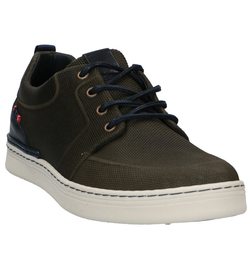 Bullboxer Chaussures à lacets en Bleu foncé en cuir (286577)