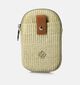 Pepe Moll Rafia Geel Telefoontasje voor dames (359009)