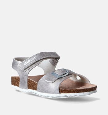 Geox Sandalen Wit/Goud/Zilver
