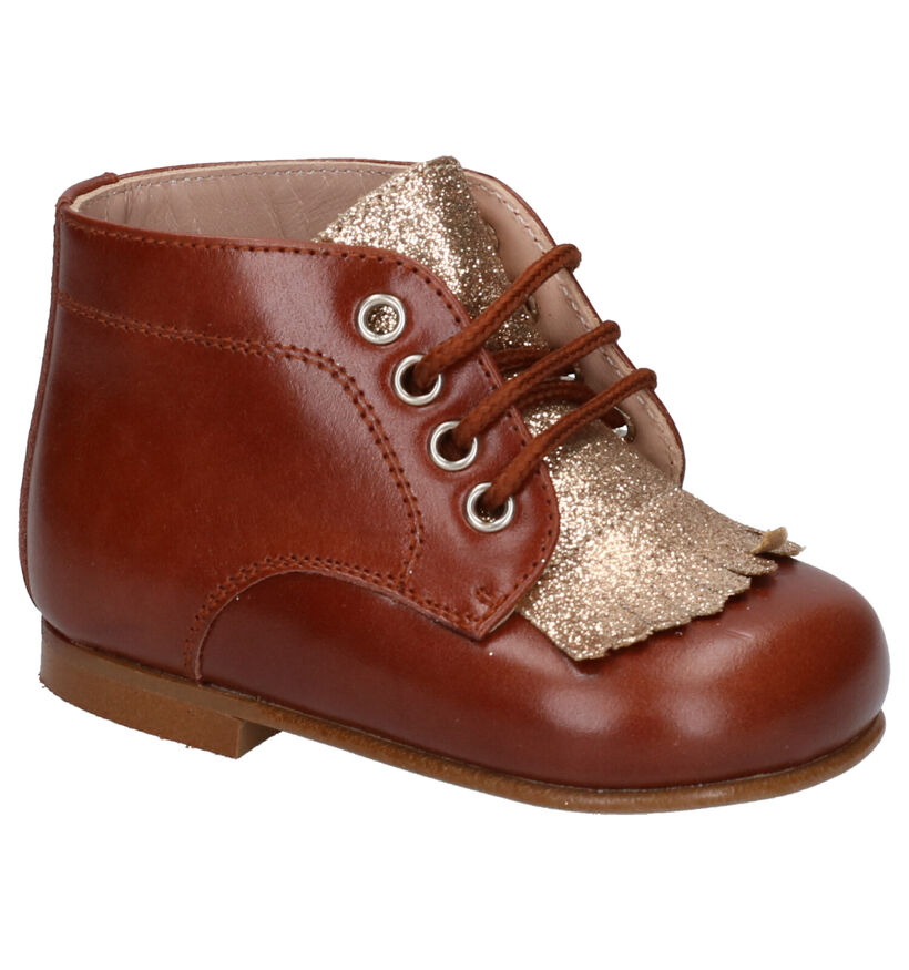 Eli Cognac Babyschoentjes in leer (260863)