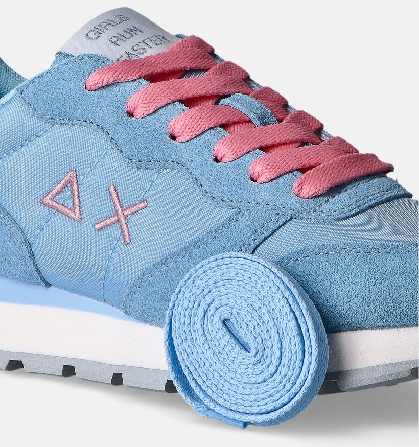 Sun68 Ally Solid Nylon Baskets casual en Bleu pour femmes (351684) - pour semelles orthopédiques