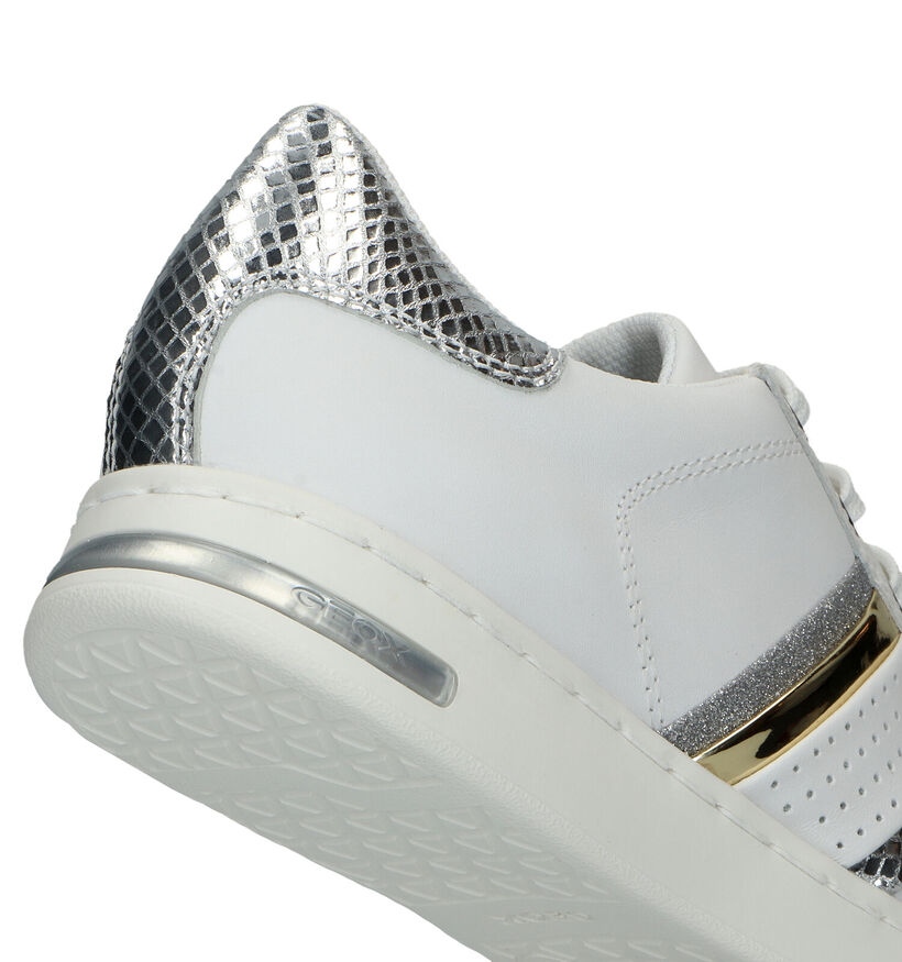 Geox Jaysen Witte Sneakers voor dames (320102) - geschikt voor steunzolen