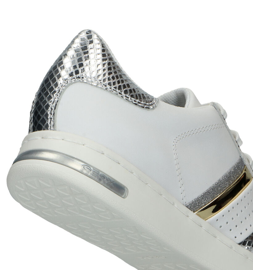 Geox Jaysen Baskets en Blanc pour femmes (320102) - pour semelles orthopédiques