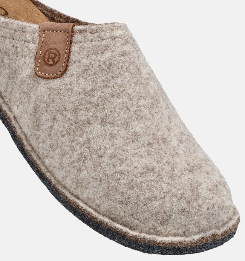Rohde Lucca Beige Open Pantoffels voor dames (379800) - geschikt voor steunzolen
