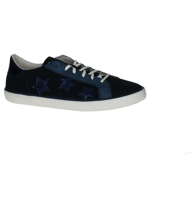 Blauwe Esprit Sneakers met Sterrenprint, , pdp