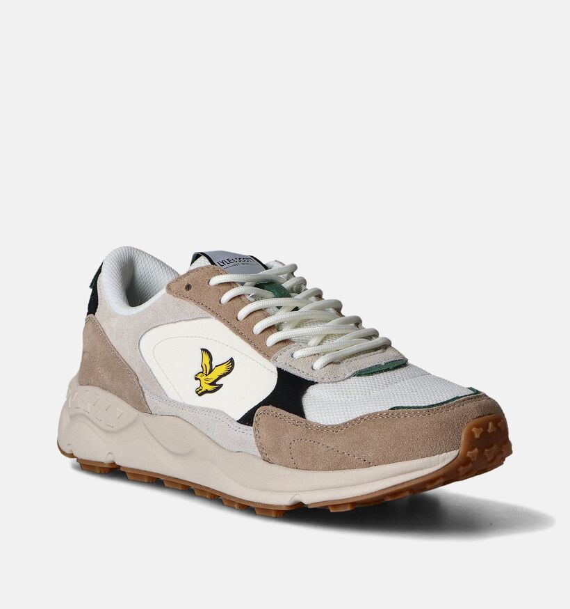 Lyle Scott Girvan Beige Veterschoenen voor heren (354471) - geschikt voor steunzolen