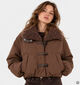 Ador&eacute; Aurelio Manteau court en Marron pour femmes (384085)