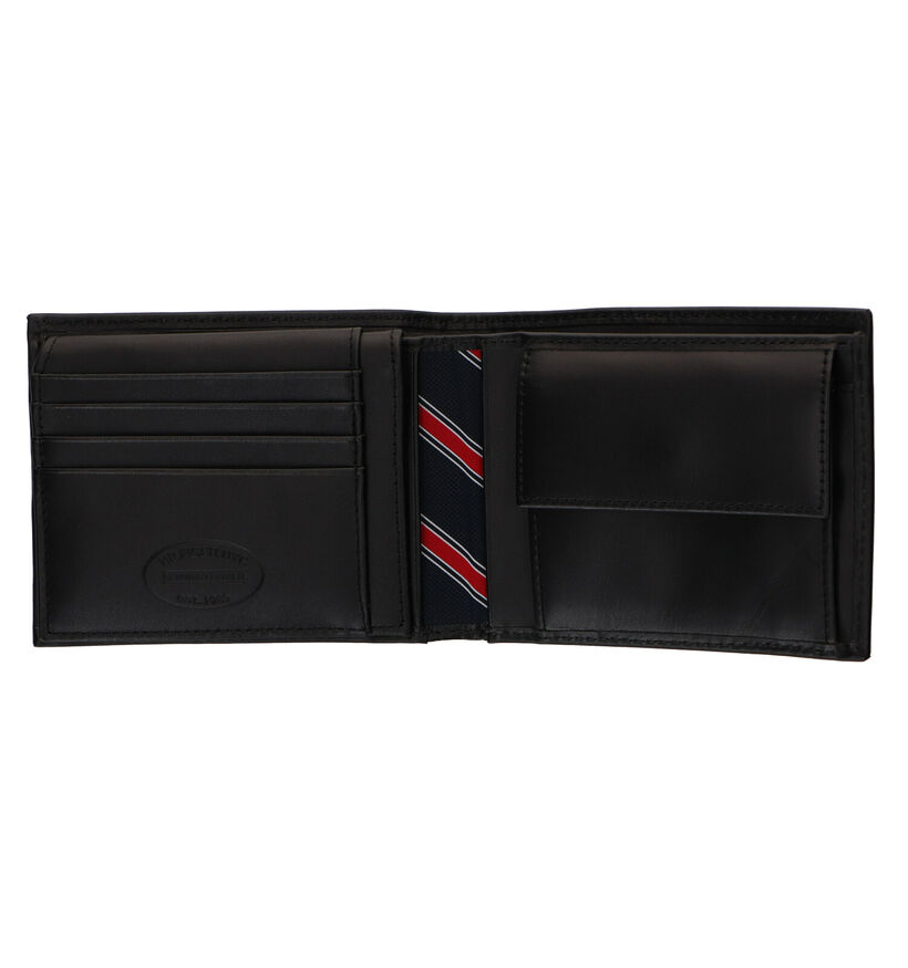 Tommy Hilfiger Zwarte Portefeuille met Sleutelhanger in leer (257047)