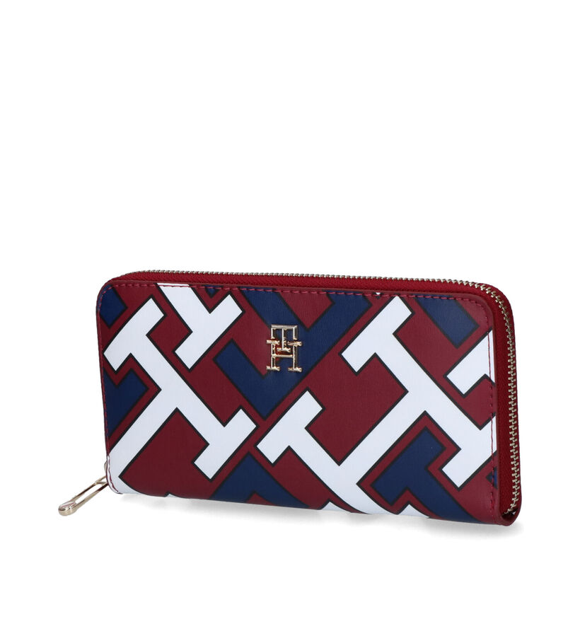 Tommy Hilfiger Iconic Porte-monnaie zippé en Rouge pour femmes (321542)