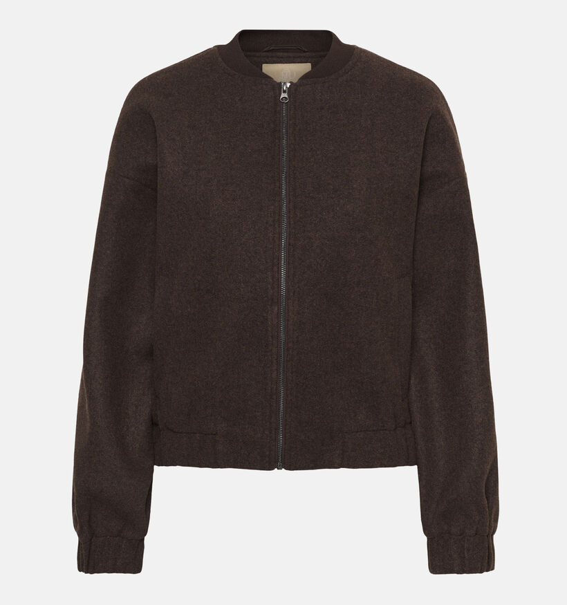 Culture Palona Manteau court en Marron pour femmes (377024)