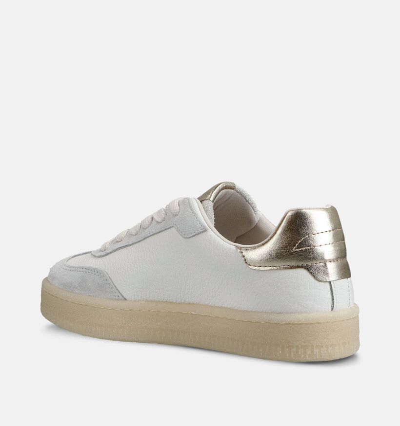 Tamaris Ecru Veterschoenen voor dames (367642) - geschikt voor steunzolen