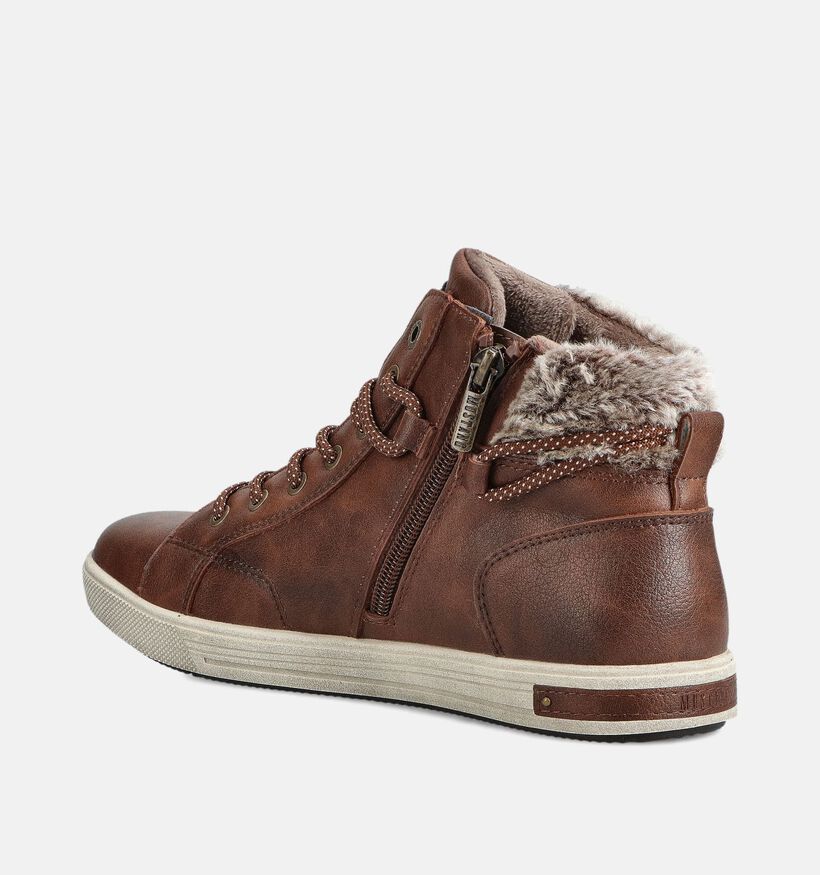 Mustang Baskets montantes en Marron pour femmes (363708)