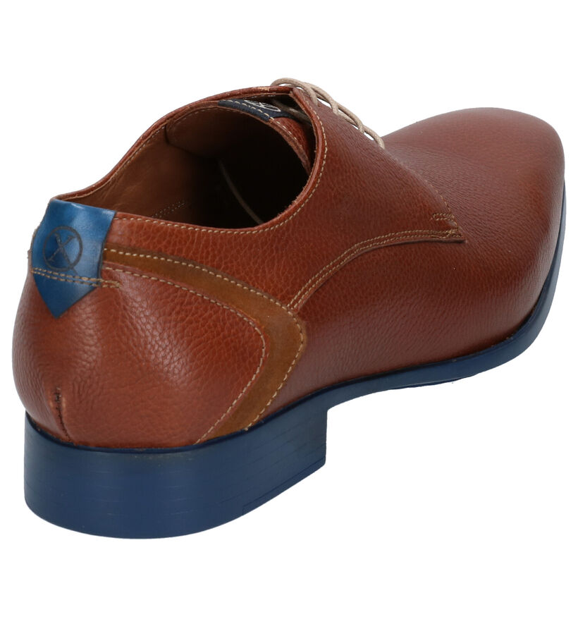 Ambiorix Edwin Chaussures habillées en Cognac en cuir (274883)