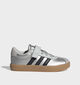 adidas VL Court 3.0 Baskets basses en Argent pour filles (366926) - pour semelles orthop&eacute;diques