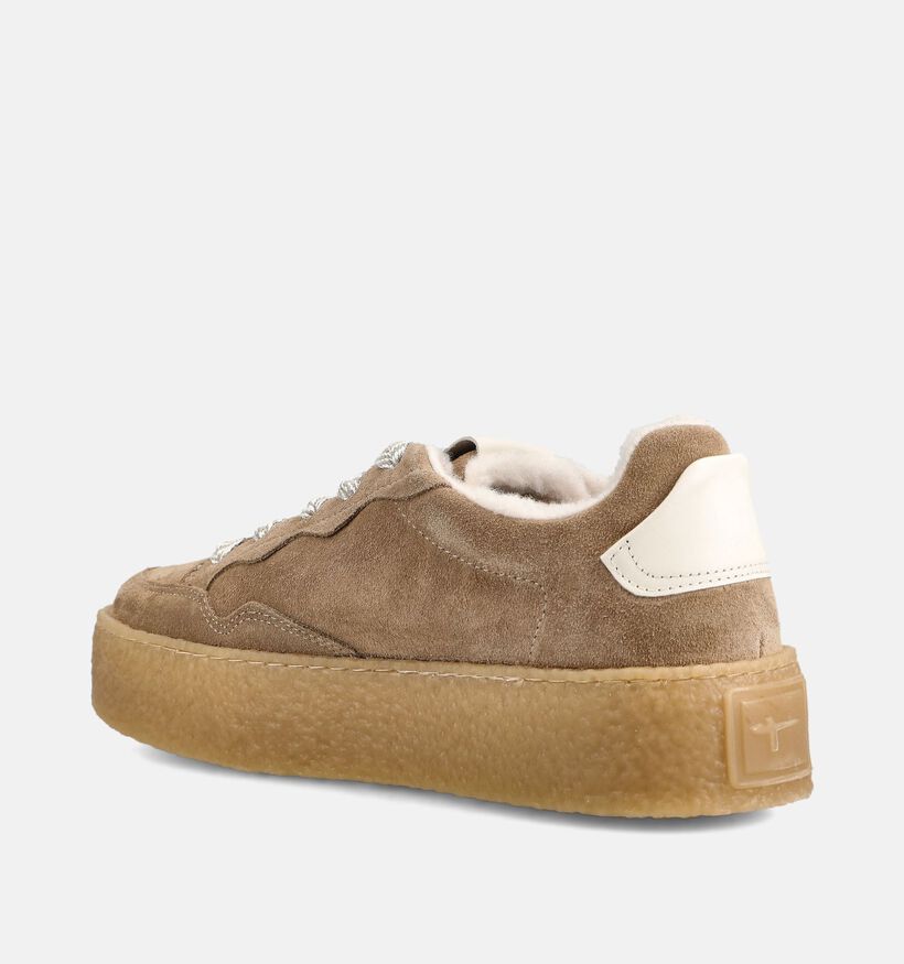 Tamaris Donkerbeige Sneakers voor dames (376673) - geschikt voor steunzolen