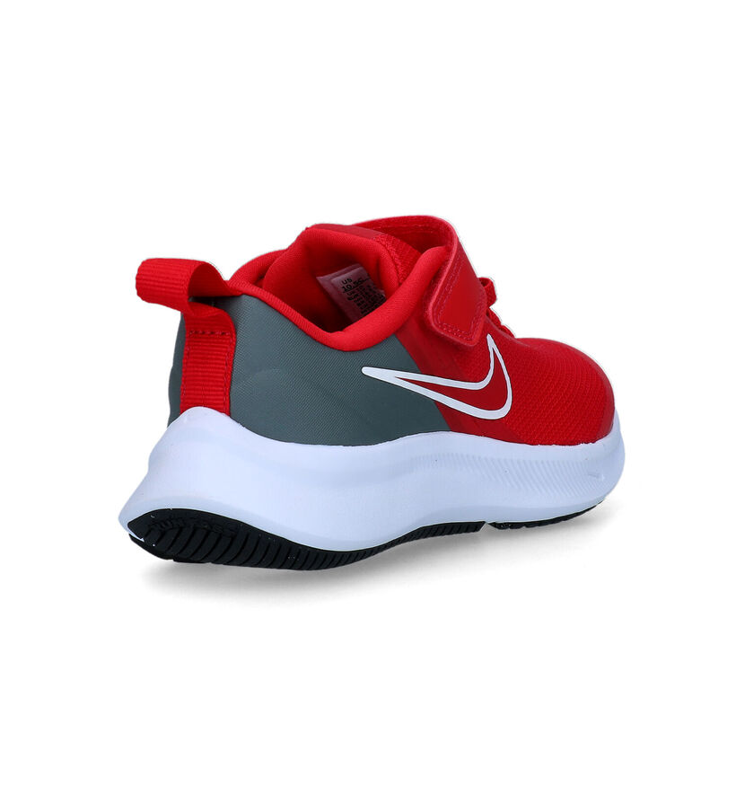 Nike Star Runner 3 PS Baskets en Rouge pour filles, garçons (325368)