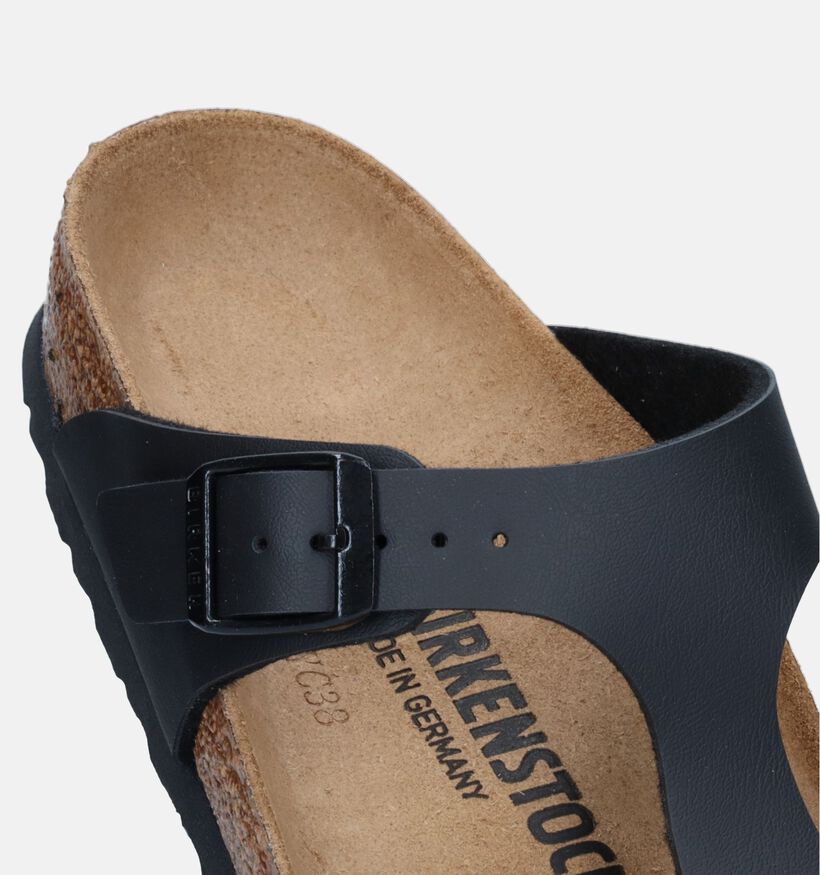 Birkenstock Gizeh Zwarte Teenslippers voor jongens (338075)