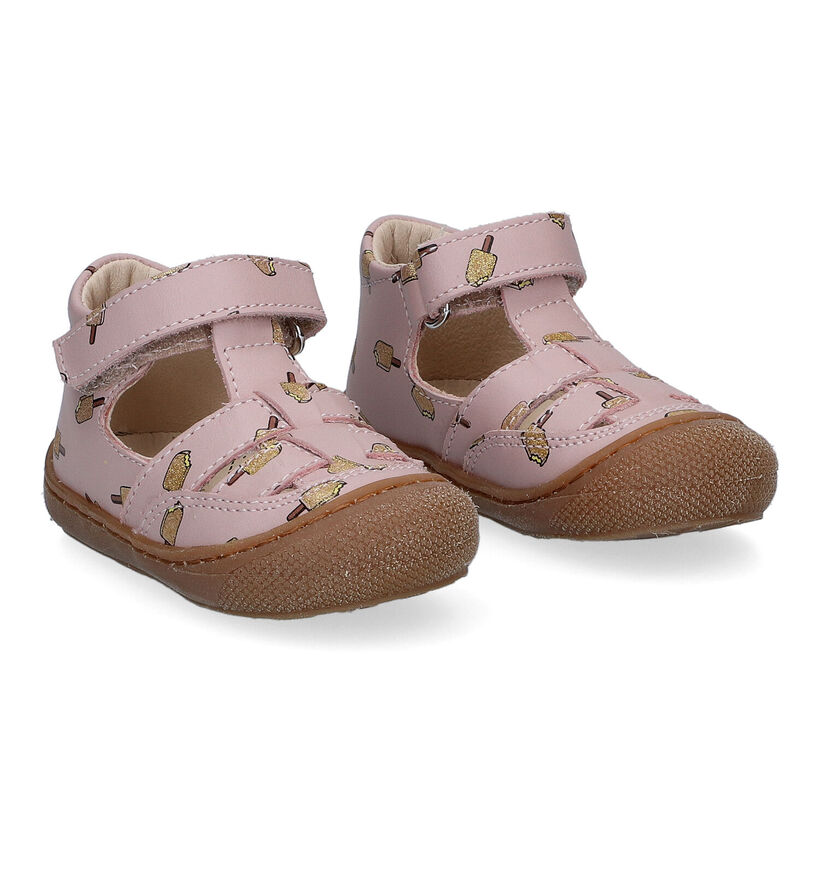 Naturino Wad Roze Babyschoentjes voor meisjes (307210) - geschikt voor steunzolen