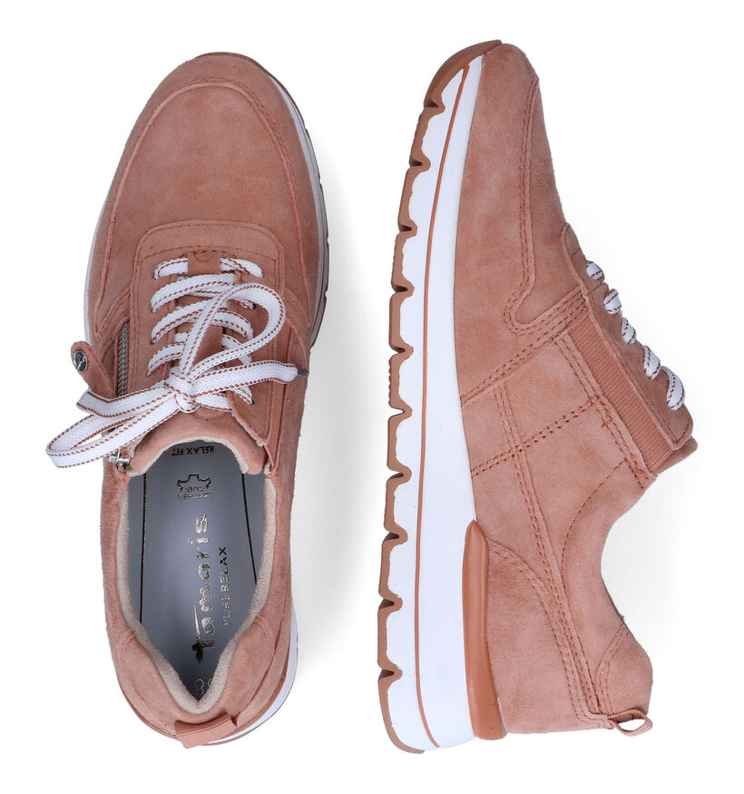 Tamaris Pure Relax Chaussures à lacets en Orange en nubuck (306335)