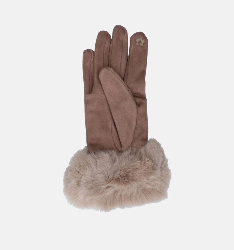 Via Limone Gants en Taupe pour femmes (345311)