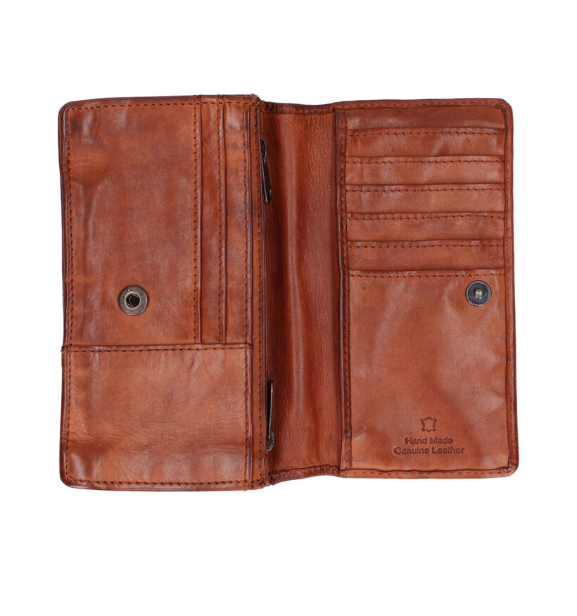Bear Design Zwarte Overslagportemonnee voor dames (342710)