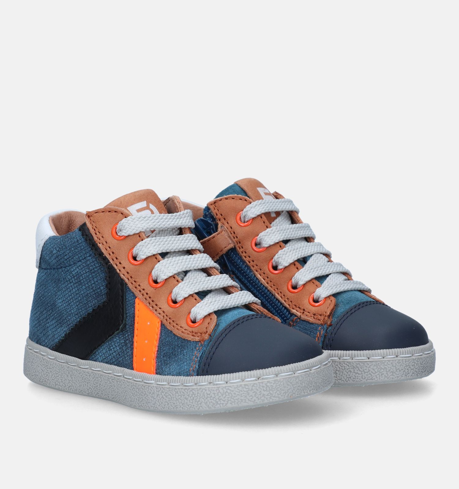 FR by Romagnoli Blauwe Veterschoenen Jongens Babyschoenen Online op TORFS.BE