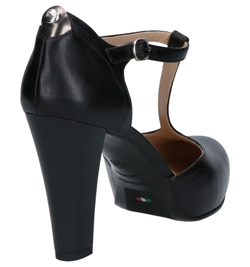 NeroGiardini Zwarte Pumps in leer (262501)