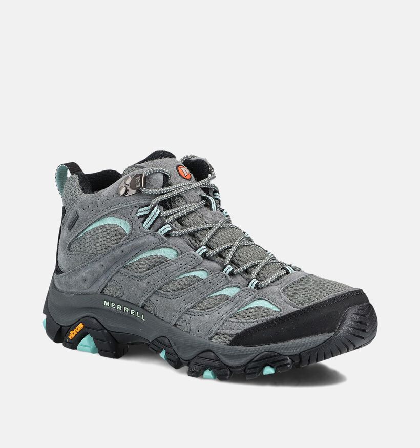 Merrell MOAB 3 MID GTX Chaussures de randonnée en Gris pour femmes (363639) - pour semelles orthopédiques