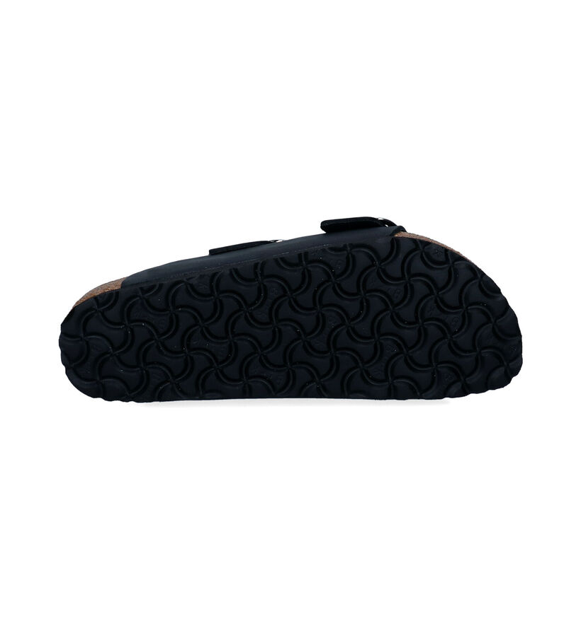 Birkenstock Arizona Big Buckle Nu-pieds en Noir en cuir (294834)