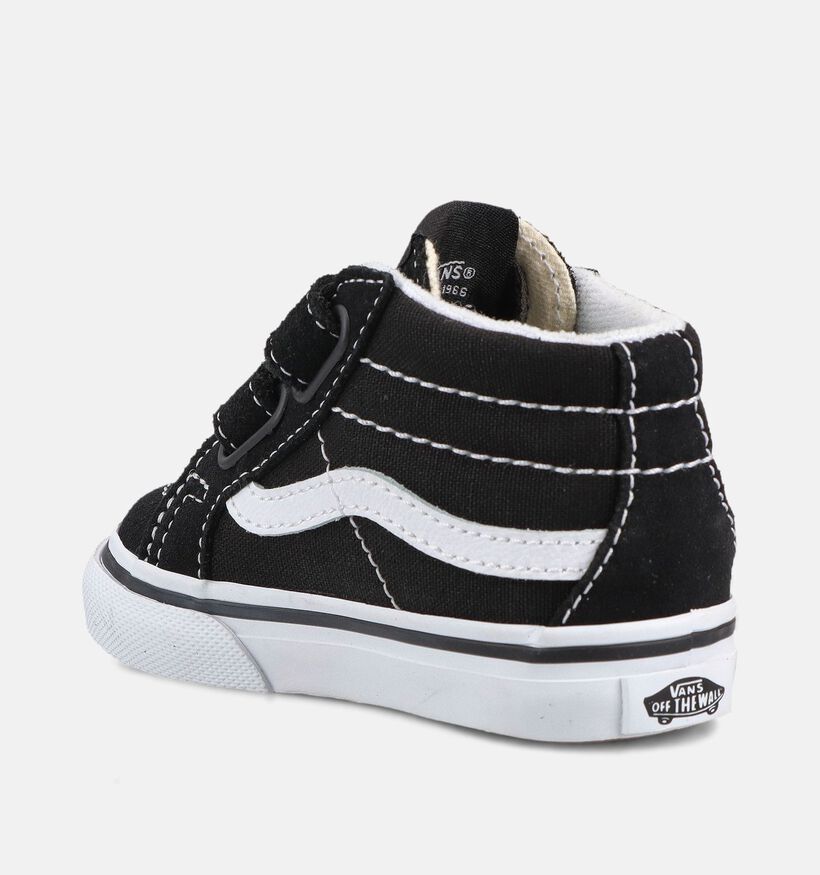Vans Sk8 Mid Reissue Zwarte Babysneakers voor jongens, meisjes (368984)