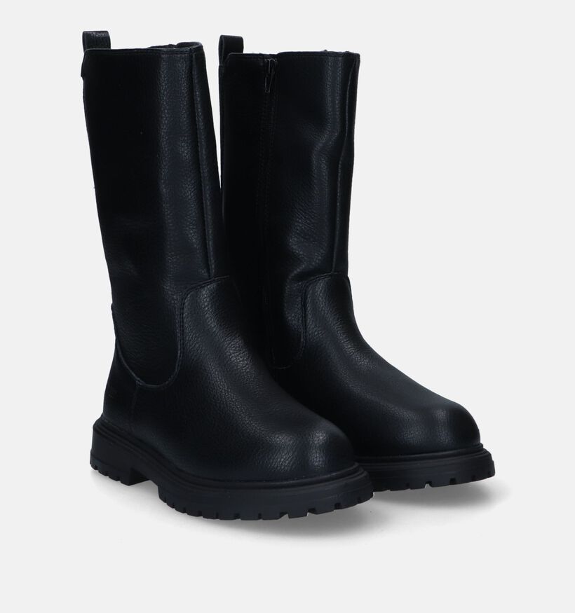 SJ Bottes hautes en Noir pour filles (331850) - pour semelles orthopédiques