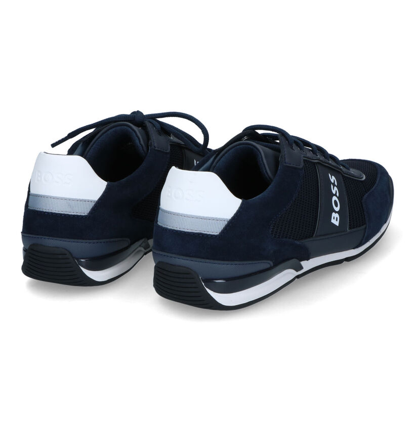 Boss Saturn Slow Chaussures à lacets en Bleu pour hommes (318705) - pour semelles orthopédiques