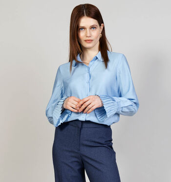 Vero Moda Broeken Blauw