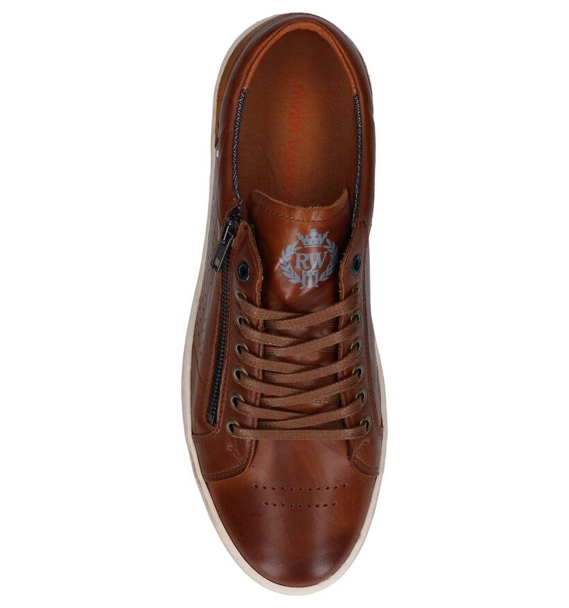 River Woods Chaussures basses en Cognac en cuir (246724)