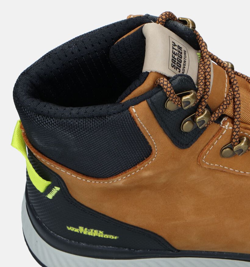 Safety Jogger Adventure Street Chaussures de randonnée en Cognac pour hommes (326991) - pour semelles orthopédiques