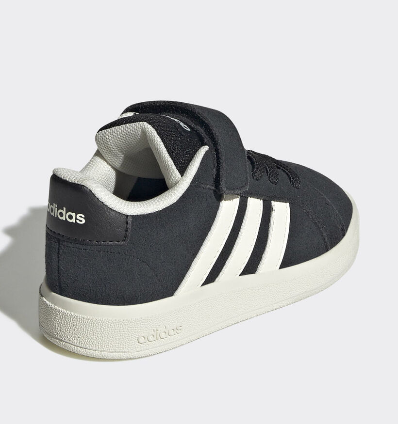 adidas Grand Court 00s Zwarte Sneakers voor jongens (365384) - geschikt voor steunzolen