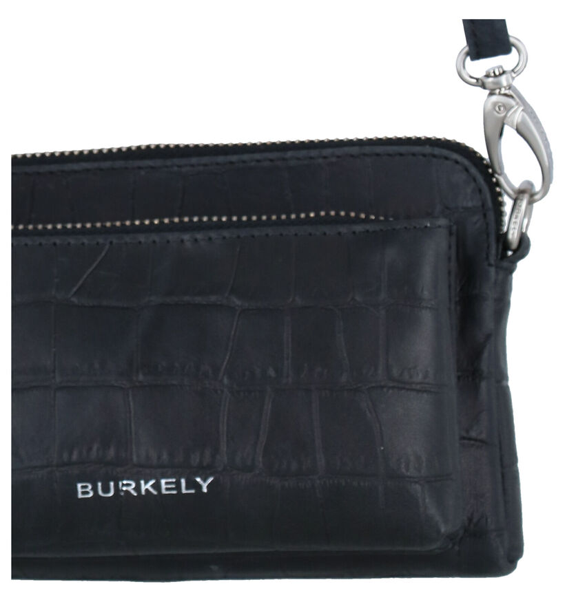 Burkely Croco Caia Kaki Crossbody Tas in leer (297522)
