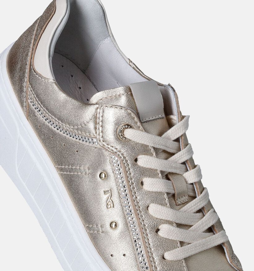 NeroGiardini Gouden Platform sneakers voor dames (351957) - geschikt voor steunzolen