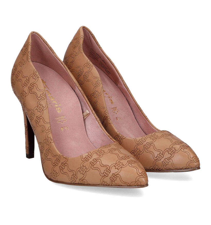 Heart & Sole Talons hauts en Camel pour femmes (315386) - pour semelles orthopédiques