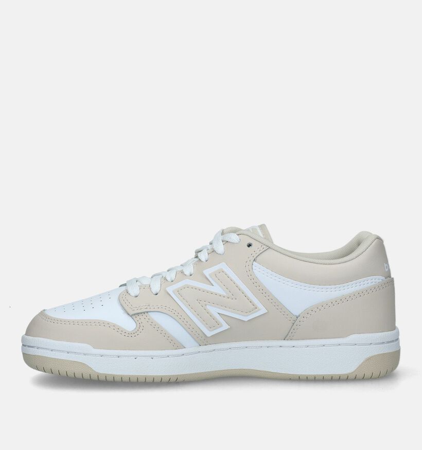New Balance BB 480 Witte Sneakers voor dames (334616) - geschikt voor steunzolen