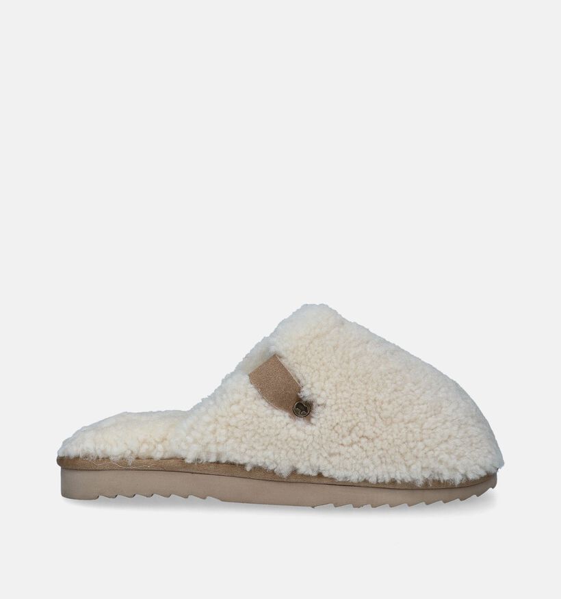 Warmbat Midura Pantoufles en Écru pour femmes (346213)