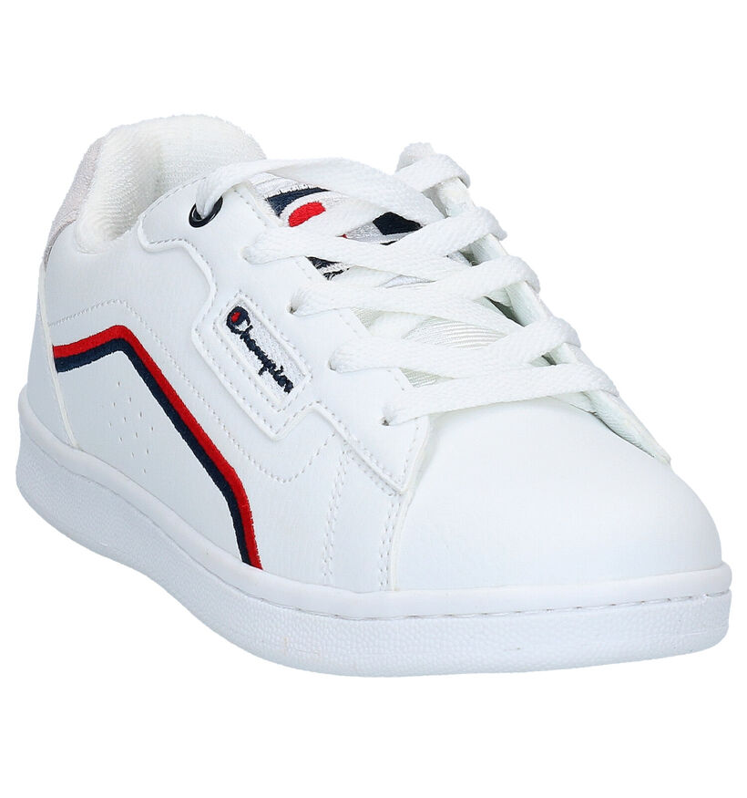 Champion Pittsburegh Low JR Baskets en Blanc en simili cuir (265806)