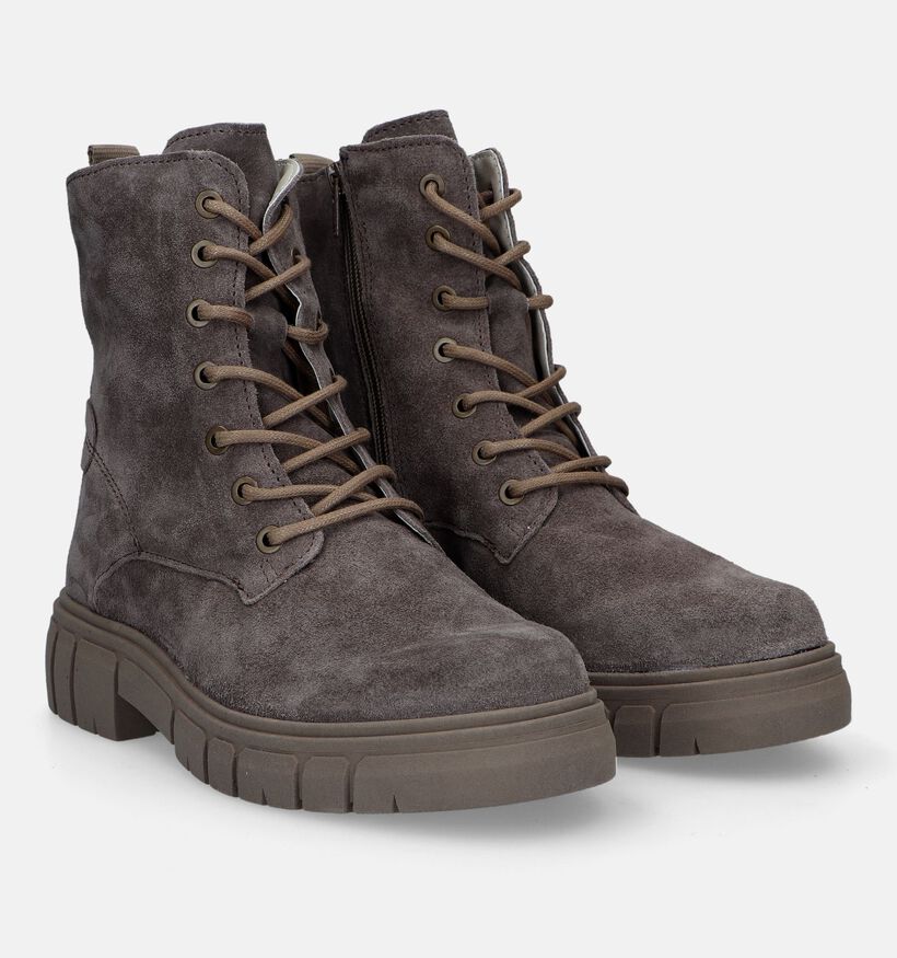 Solemade Paige 01 Taupe Boots voor dames (331670) - geschikt voor steunzolen