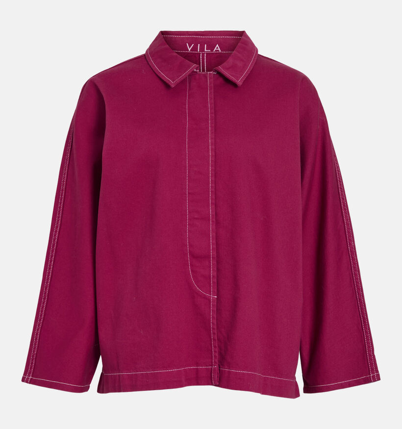 Vila Creek Oversized Denim Rode Hemd voor dames (369487)