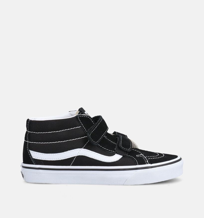Vans Sk8-Mid Reissue Baskets montantes en Noir pour filles, gar&ccedil;ons (368982)