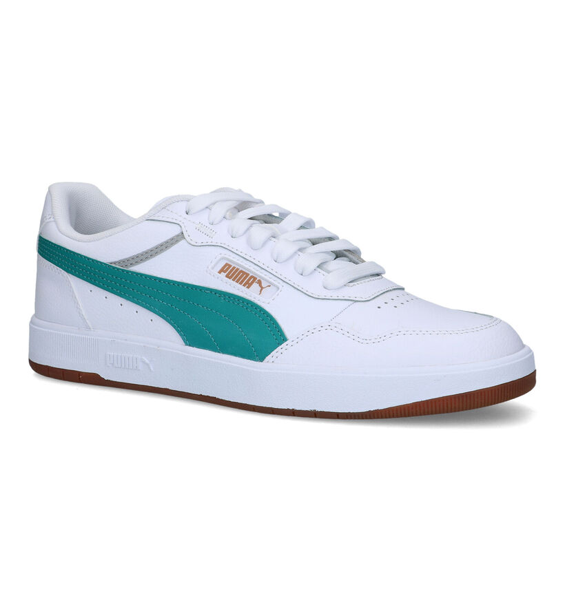 Puma Court Ultra Baskets en Blanc pour hommes (318680) - pour semelles orthopédiques