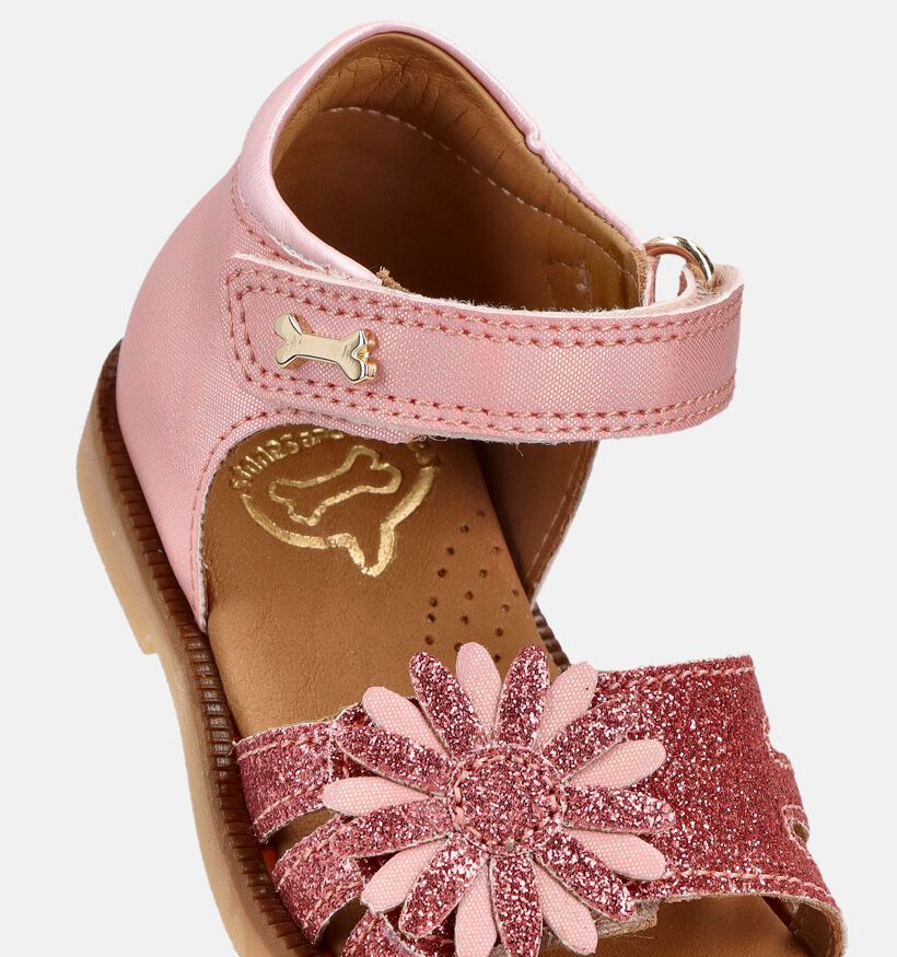 STONES and BONES Sandales pour b&eacute;b&eacute; en Rose pour filles (369615)